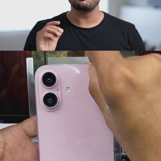 Transparent Mobile Skin Wrap - (Installation Kit Included) how to apply